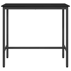 stůl Černý dub 100 x 50 x 90,5 cm Inženýrské dřevo a ocel - obrázek 5