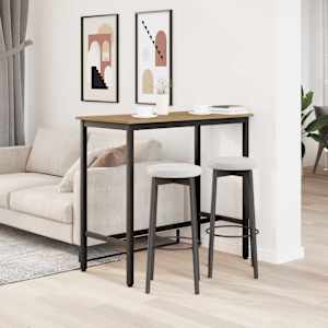 stůl Artisanový dub 100 x 50 x 90,5 cm Inženýrské dřevo a ocel - obrázek 4
