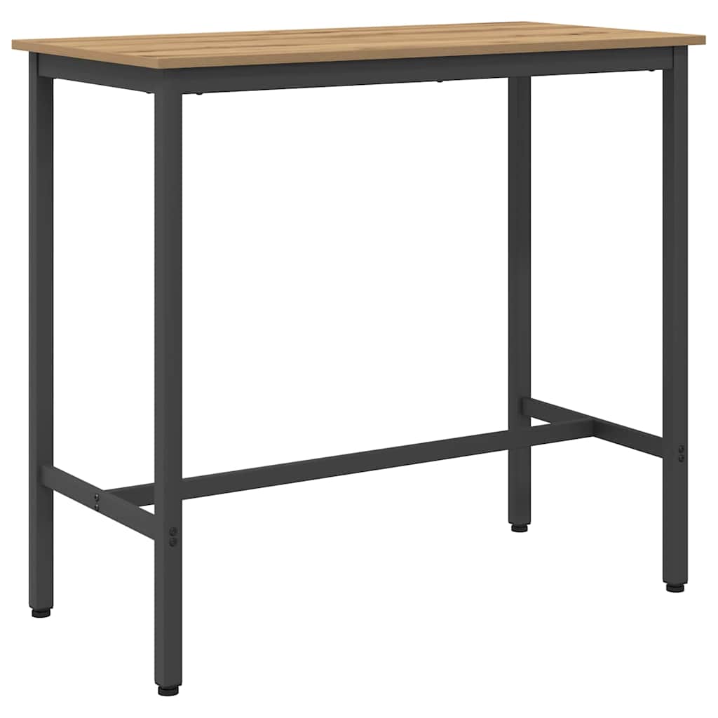 Thumbnail - vidaXL Tisch Artisan-Eiche 100 x 50 x 90,5 cm