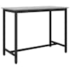 vidaXL laud Hall Sonoma 100 x 50 x 76,5 cm T&ouml;&ouml;deldud puit ja teras