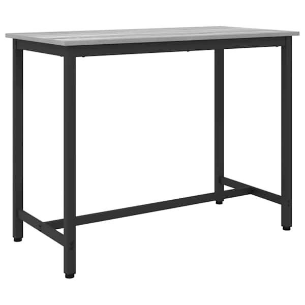 vidaXL laud Hall Sonoma 100 x 50 x 76,5 cm T&ouml;&ouml;deldud puit ja teras