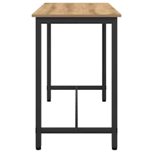 stůl Artisanový dub 100 x 50 x 76,5 cm Inženýrské dřevo a ocel - obrázek 4