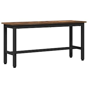 Jídelní lavička 2 pcs Kouřový dub 100 x 32,5 x 48,5 cm - obrázek 4