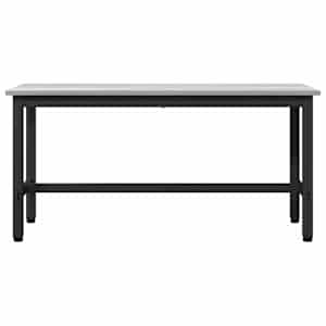 Jídelní lavička 2 pcs Šedá Sonoma 100 x 32,5 x 48,5 cm - obrázek 5