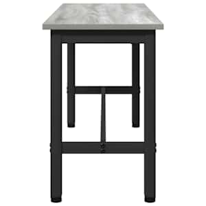 Jídelní lavička 2 pcs Šedá Sonoma 100 x 32,5 x 48,5 cm - obrázek 6