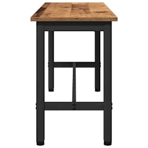 Jídelní lavička 2 pcs Staré dřevo 100 x 32,5 x 48,5 cm - obrázek 6