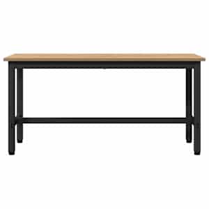 Jídelní lavička 2 pcs Artisanový dub 100 x 32,5 x 48,5 cm - obrázek 5