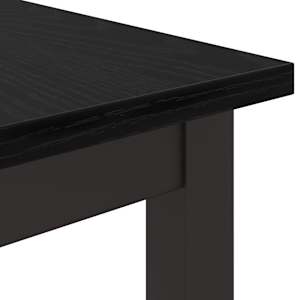stůl Černý dub 100 x 50 x 76,5 cm Inženýrské dřevo a ocel - obrázek 7