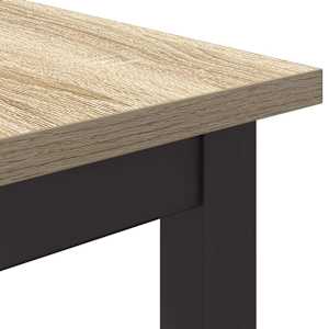 stůl Sonoma dub 100 x 50 x 76,5 cm Inženýrské dřevo a ocel - obrázek 7