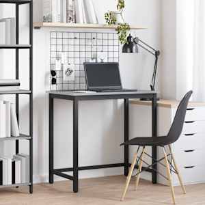 miza Siva Sonoma 100 x 50 x 76,5 cm Inženirski les in jeklo