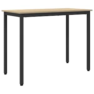 miza Sonoma hrast 100 x 50 x 76,5 cm Inženirski les in jeklo