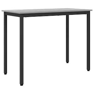 miza Siva Sonoma 100 x 50 x 76,5 cm Inženirski les in jeklo