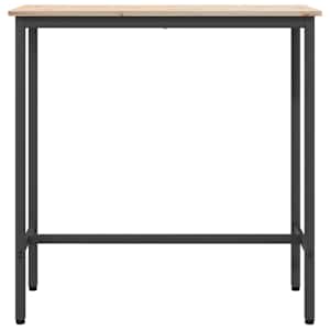 stůl Přírodní 100 x 40 x 101 cm Inženýrské dřevo a ocel - obrázek 5