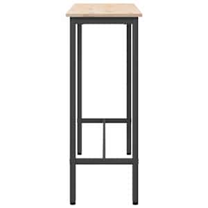 stůl Přírodní 100 x 40 x 101 cm Inženýrské dřevo a ocel - obrázek 6