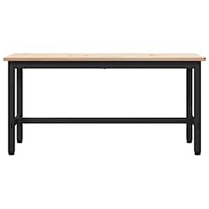 Jídelní lavice 2 pcs Přírodní 100 x 32,5 x 49 cm - obrázek 5
