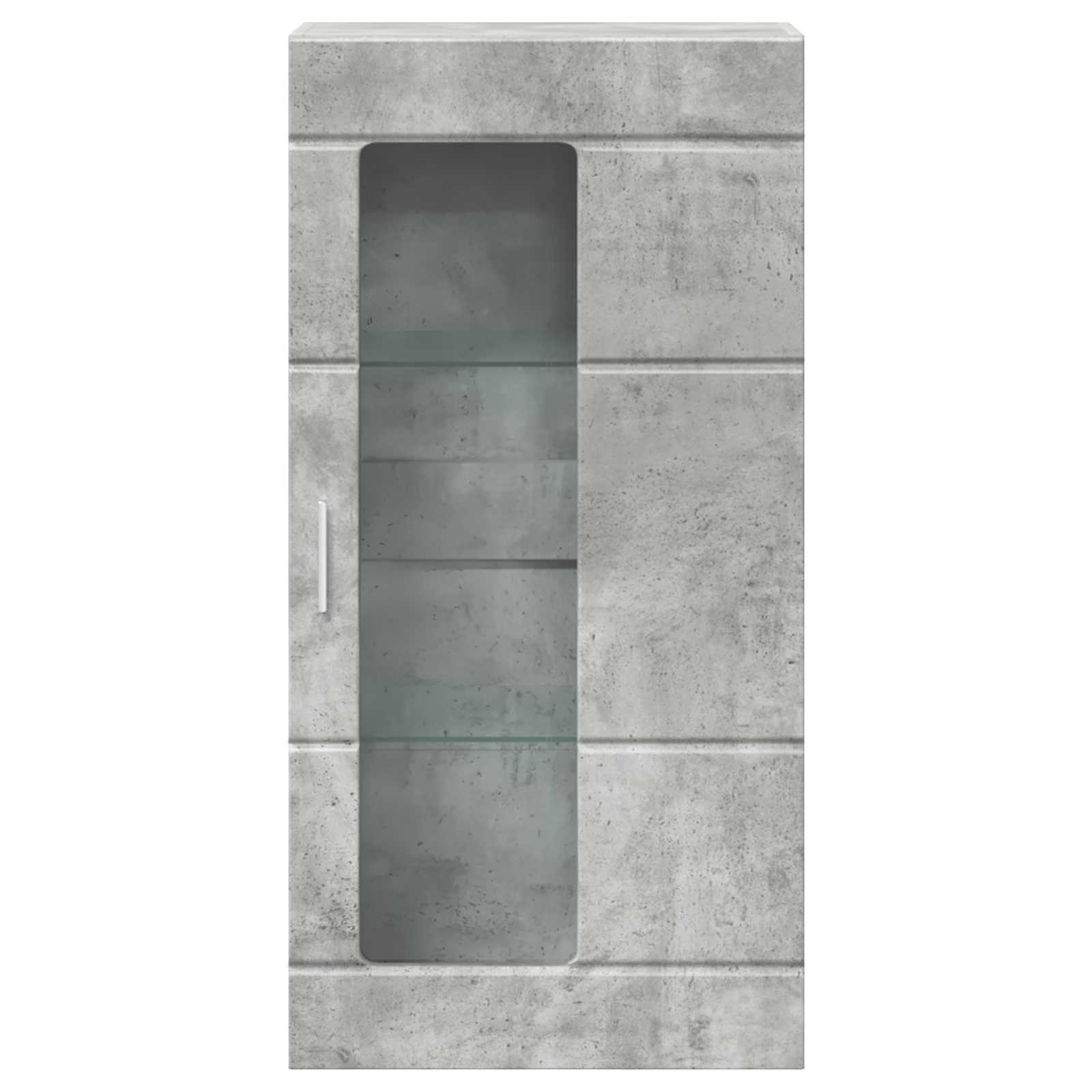 puinen kaappi Betoni Harmaa 50 x 29 x 100 cm Tekninen puu - Image 6