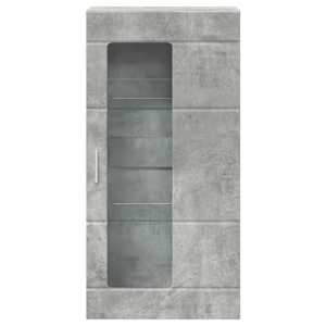 Dřevěná skříň Betonově šedá 50 x 29 x 100 cm kompozitní dřevo - obrázek 6