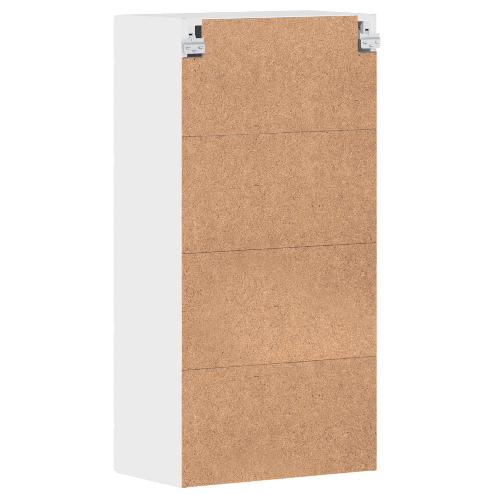 puinen kaappi Korkean kiillon valkoinen 50 x 29 x 100 cm - Image 8