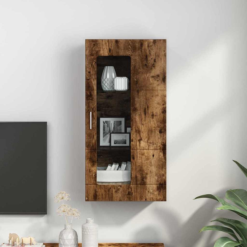 Fali szekrény polcokkal Füstölt tölgy 55 x 29 x 100 cm Faanyag 