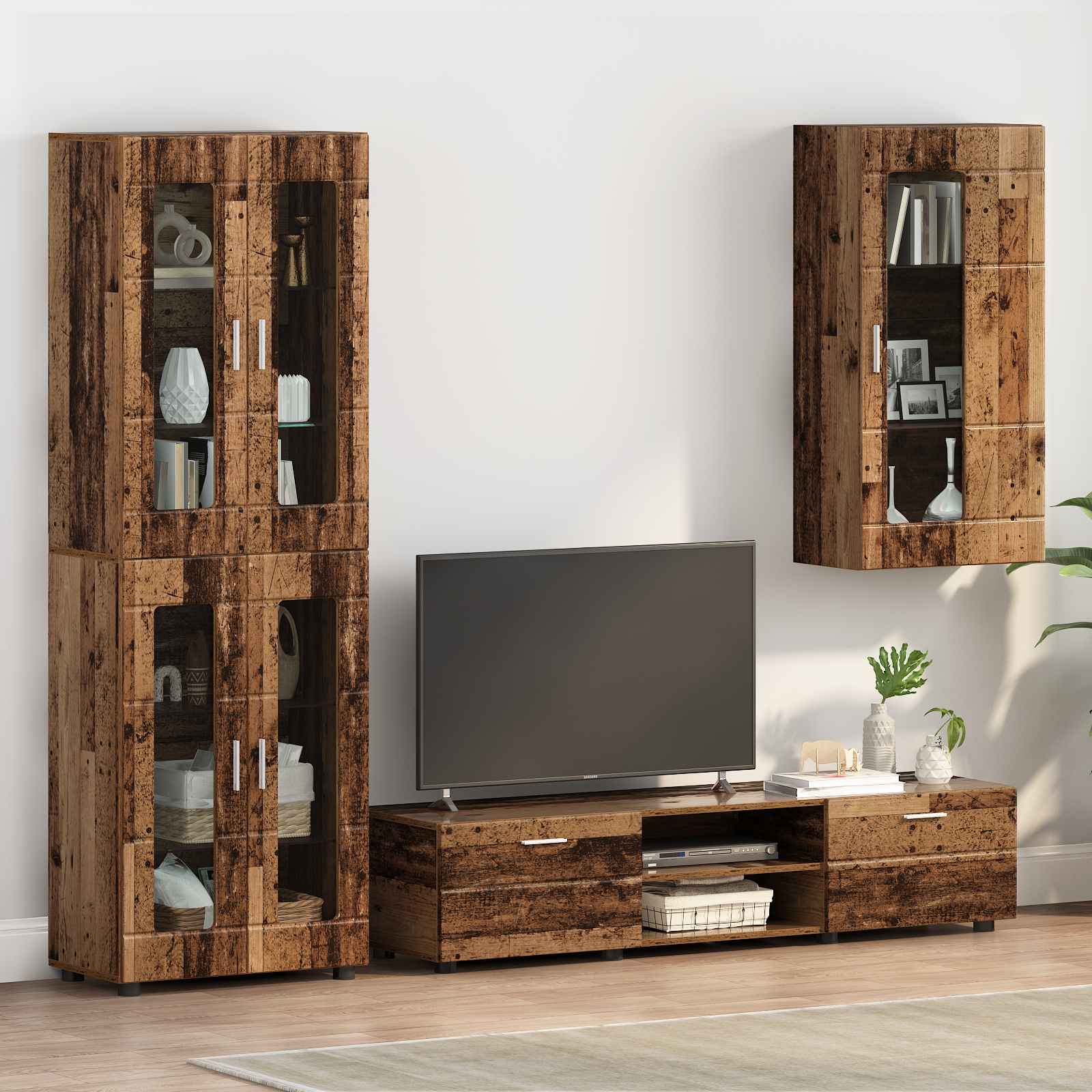 vidaXL Dulap din Lemn Lemn vechi 50 x 29 x 100 cm Lemn compozit