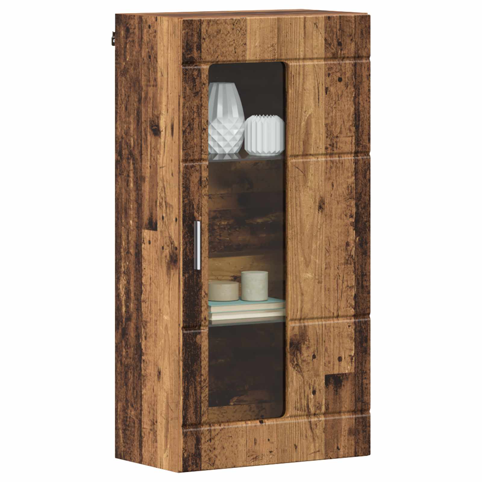 puinen kaappi Vanha puu 50 x 29 x 100 cm Tekninen puu - Image 3