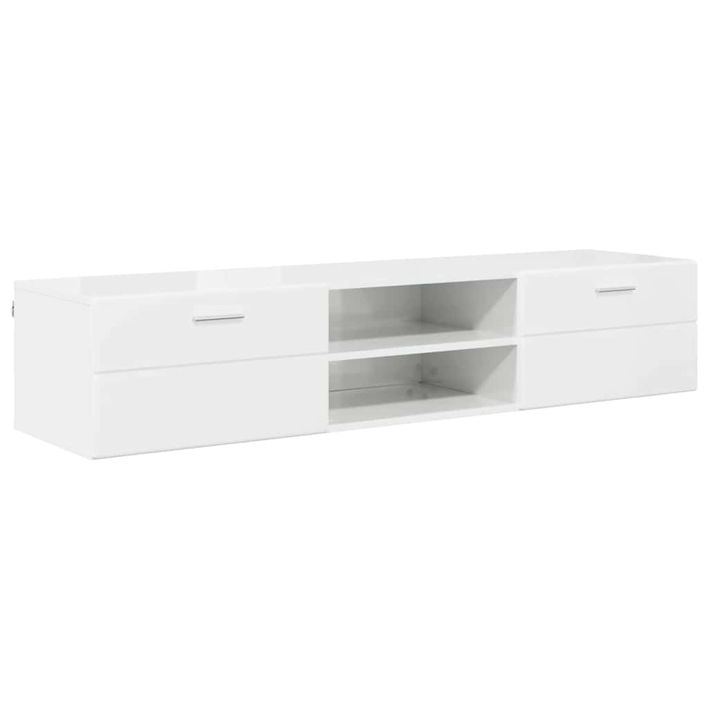 TV szekrény fiókkal Beton szürke 150 x 39 x 30 cm Faanyag 