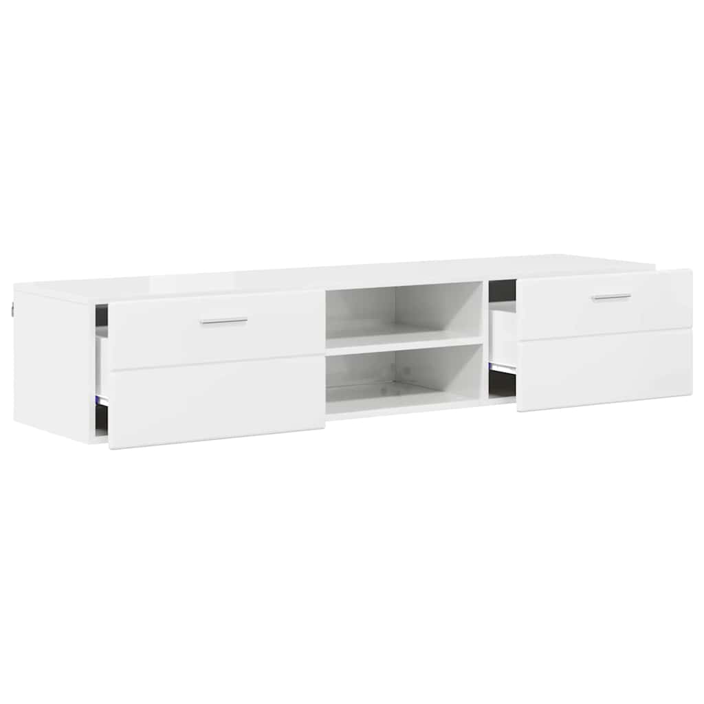 TV szekrény fiókkal Beton szürke 150 x 39 x 30 cm Faanyag 