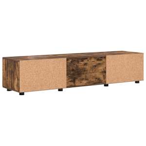 Dřevěná skříň Kouřový dub 150 x 39 x 30 cm kompozitní dřevo - obrázek 9
