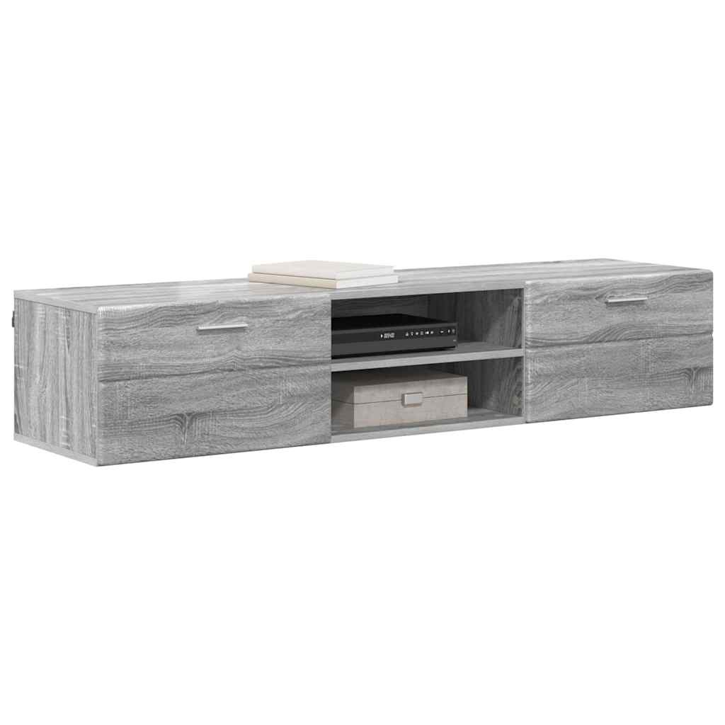 vidaXL TV-kast met lade Grijs sonoma 150 x 39 x 30 cm Bewerkt hout