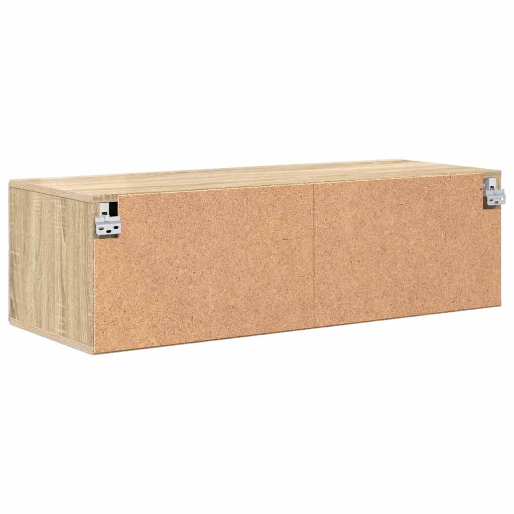 TV szekrény fiókkal sonoma tölgy 100.5 x 39 x 30 cm Faanyag 