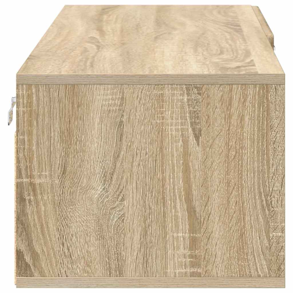TV szekrény fiókkal sonoma tölgy 100.5 x 39 x 30 cm Faanyag 