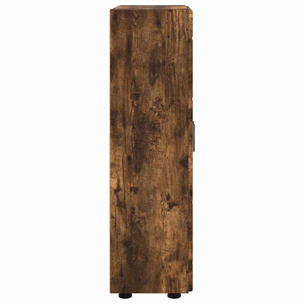 Strani šal Dimljeni oreh 55,5 x 29 x 103 cm Konstruiran les - slika 7