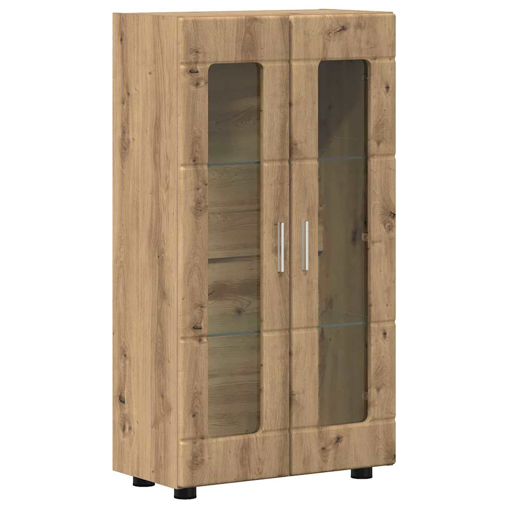 Thumbnail - vidaXL Sideboard FLORIN Artisan-Eiche 55,5 x 29 x 103 cm Holzwerkstoff