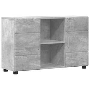 Servírovací skříň FLORIN 88,5 x 30,5 x 55,5 cm Betonově šedá - obrázek 2