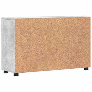 Servírovací skříň FLORIN 88,5 x 30,5 x 55,5 cm Betonově šedá - obrázek 8
