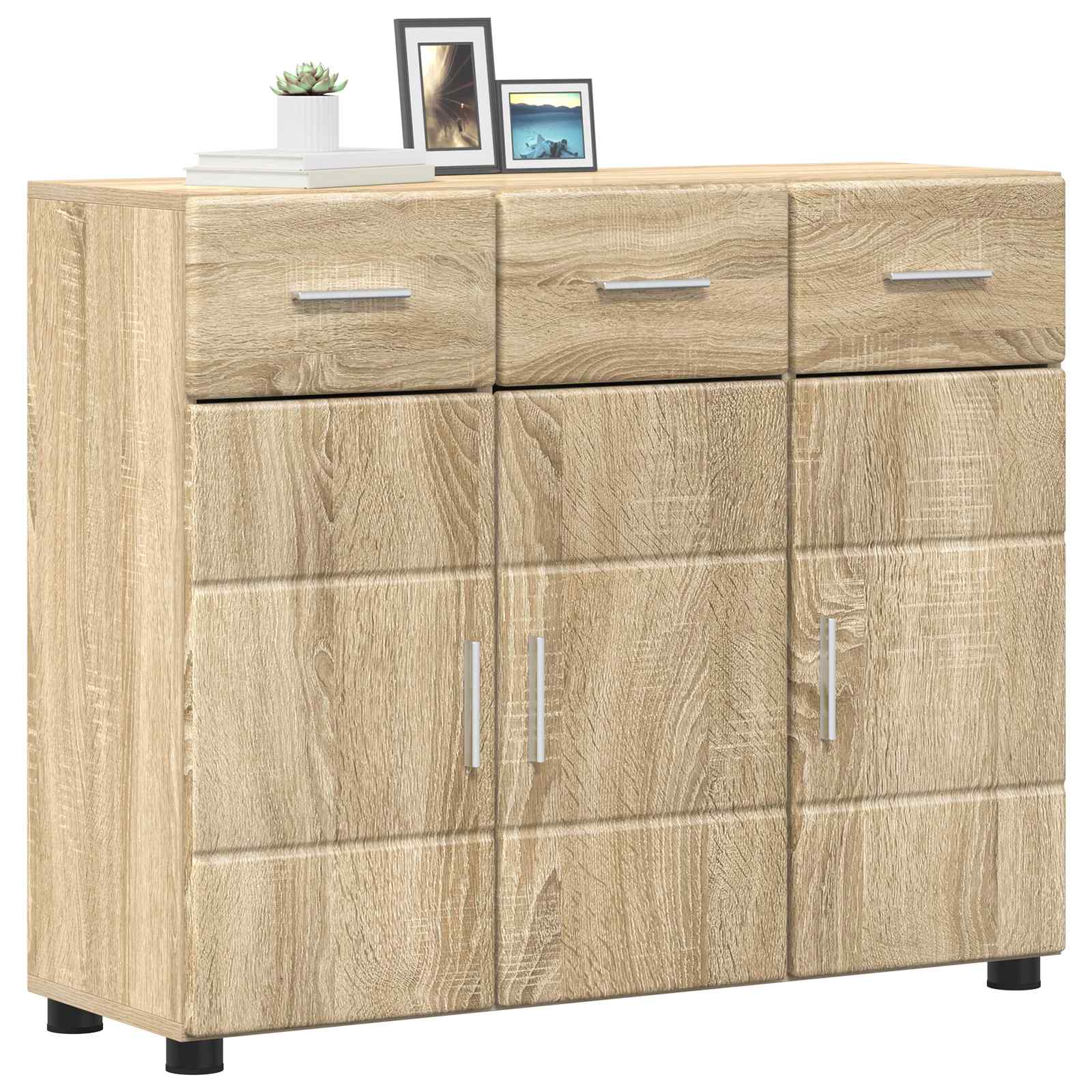 Strani šal s polico FLORIN Sonoma hrast 88,5 x 30,5 x 73 cm - slika 3