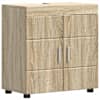 vidaXL Vannitoa kapikomplekt TULUM Sonoma tamm 60 x 34 x 63 cm