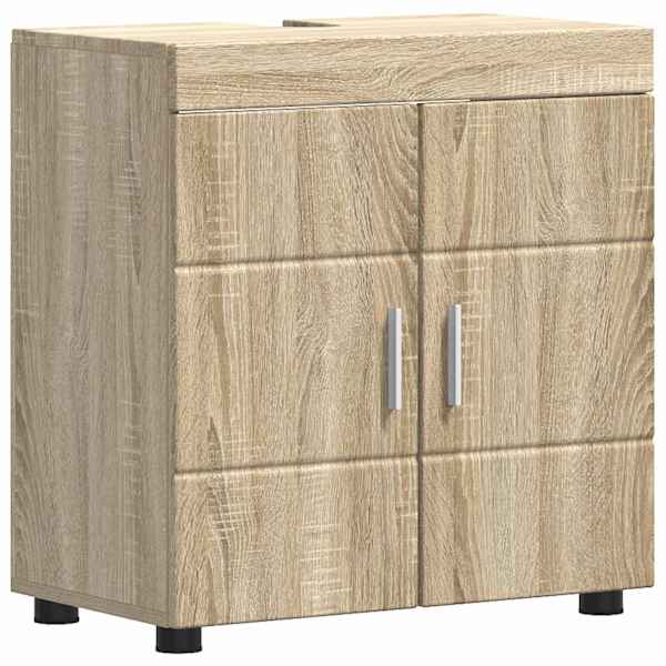 vidaXL Vannitoa kapikomplekt TULUM Sonoma tamm 60 x 34 x 63 cm