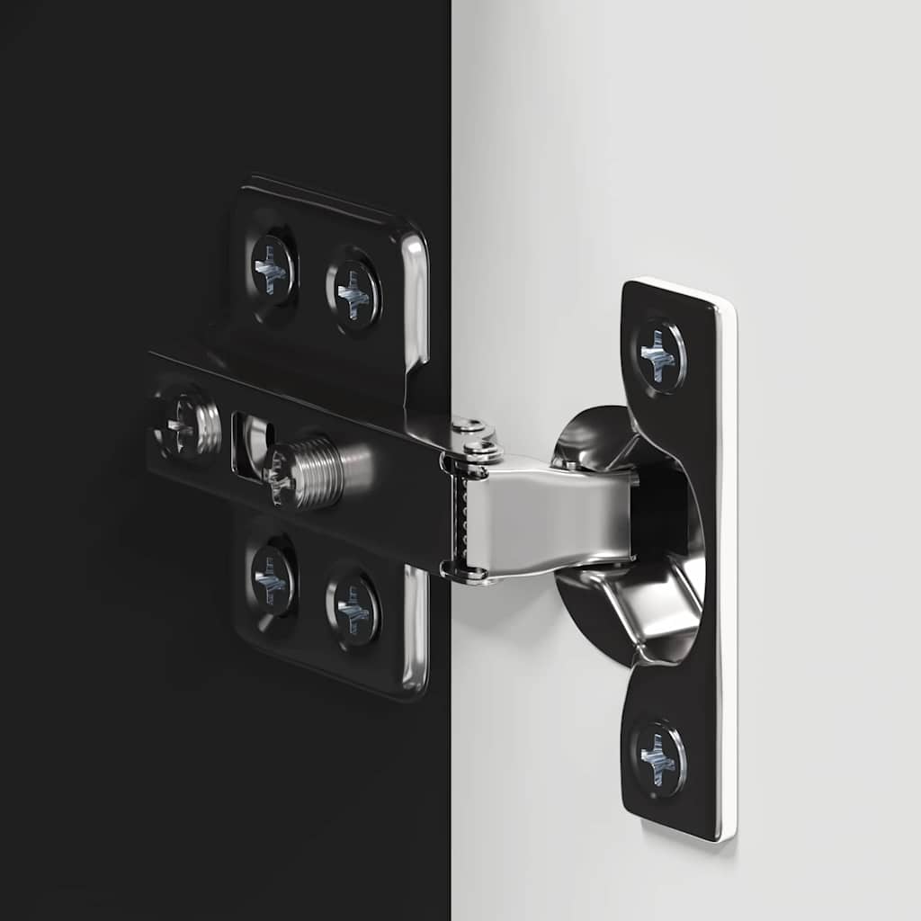 Kopalna stenska omarica s polico TULUM Črna 37 x 24,5 x 86 cm - slika 10