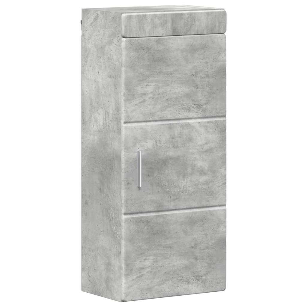 VidaXL Badkamer Wandkast Met Plank Tulum Beton Grijs 37 X 24, 5 X 86 Cm