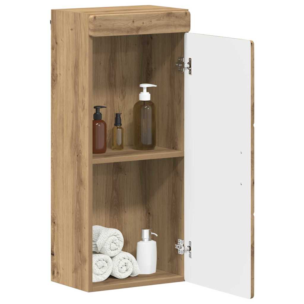 Thumbnail - vidaXL Badezimmer-Wandschrank TULUM Artisan-Eiche 37 x 24,5 x 86 cm