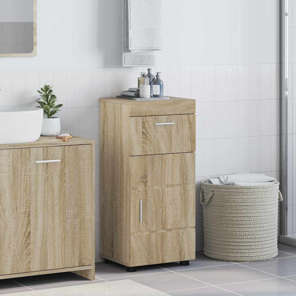 vidaXL Dulap de Baie Stejar sonoma 37 x 31.5 x 82 cm Lemn compozit