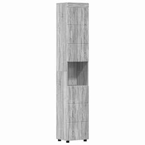 vidaXL Vannitoa kapikomplekt TULUM Hall Sonoma 37 x 31,5 x 203 cm