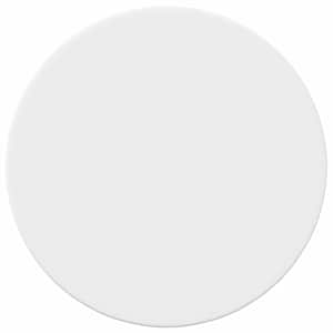 vidaXL Lauda peal &Oslash; 30 x 1,5 cm &Uuml;mmargune Tehispuit Valge
