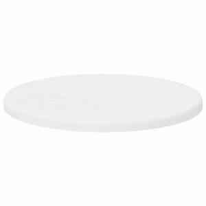 Deska stolu Bílá Ø 30 x 1,5 cm kompozitní dřevo - obrázek 5