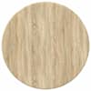 vidaXL Lauda peal &Oslash; 40 x 1,5 cm &Uuml;mmargune Tehispuit Sonoma tamm
