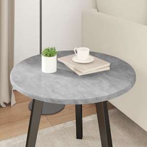 Deska stolu Betonová šedá Ø 50 x 1,5 cm kompozitní dřevo - obrázek 4