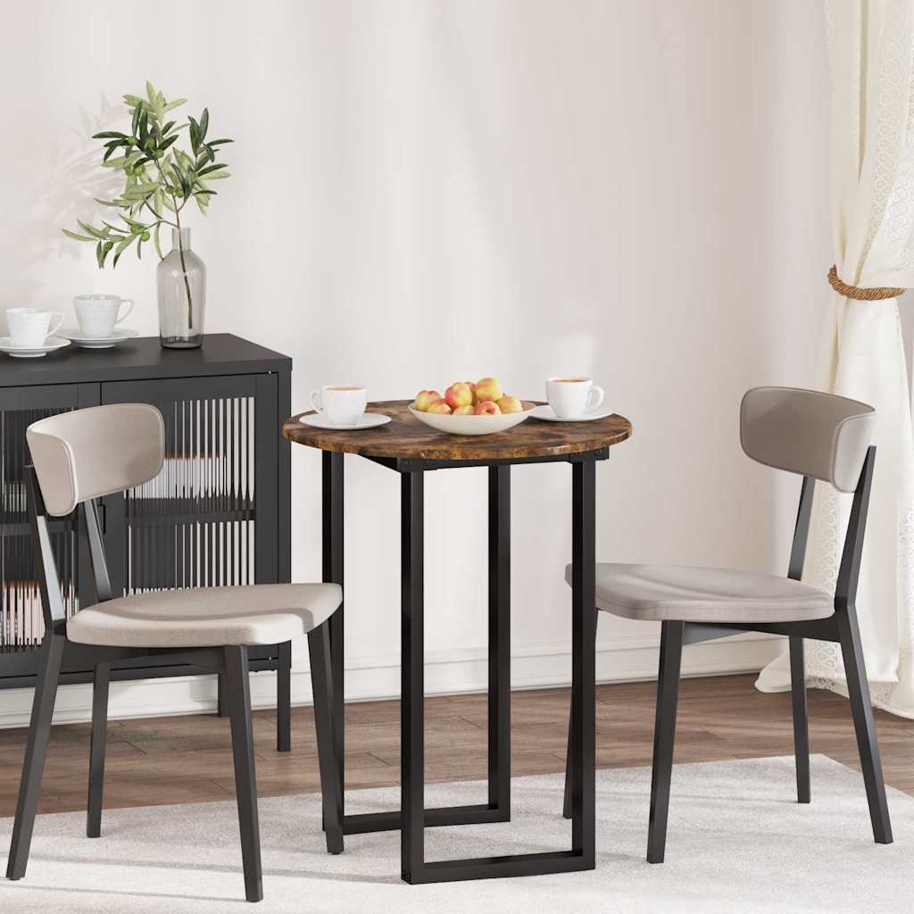 vidaXL Placă de masă Stejar afumat 60 x 60 x 1.5 cm Lemn compozit