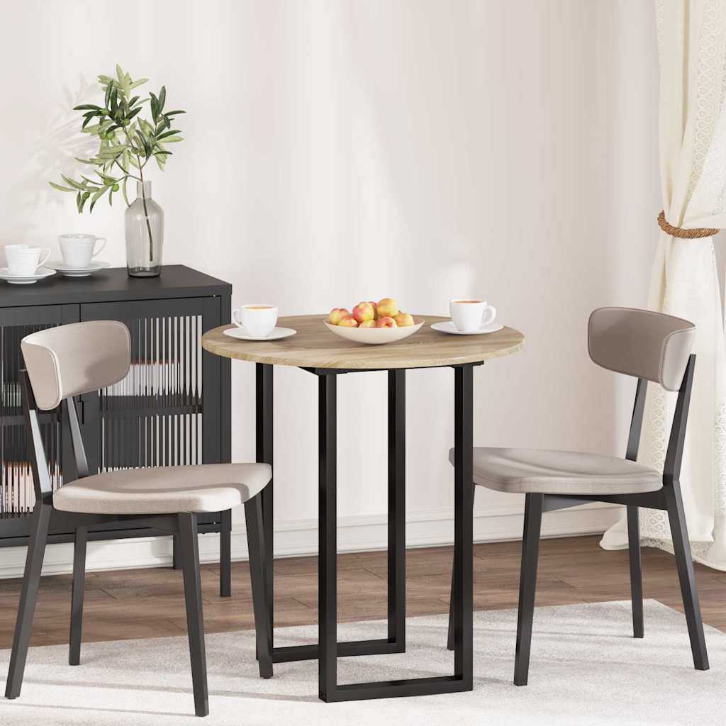 vidaXL Placă de masă Stejar sonoma 70 x 70 x 1.5 cm Lemn compozit