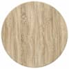 vidaXL Lauda peal &Oslash; 70 x 1,5 cm &Uuml;mmargune Tehispuit Sonoma tamm